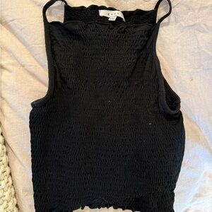 Black scrunched women’s  Top